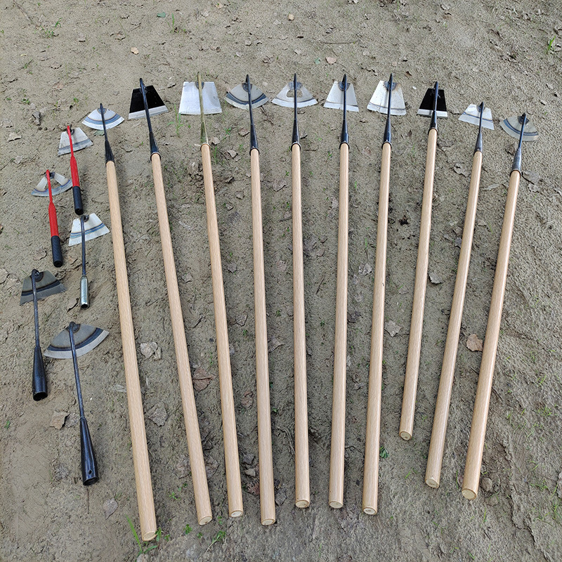 锄头花锄地锄草锄耙子木柄钢铁锄头园林园艺农用工具除草锄头包邮