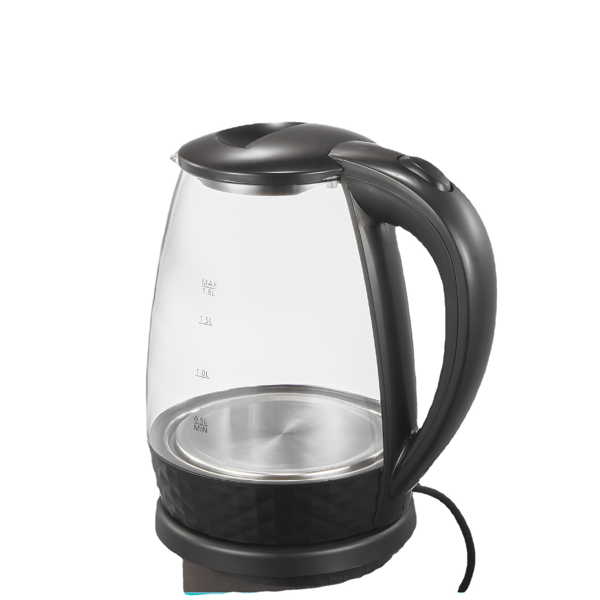 高硼硅玻璃电热水壶玻璃水壶玻璃热水壶玻璃电水壶oem厂家礼品