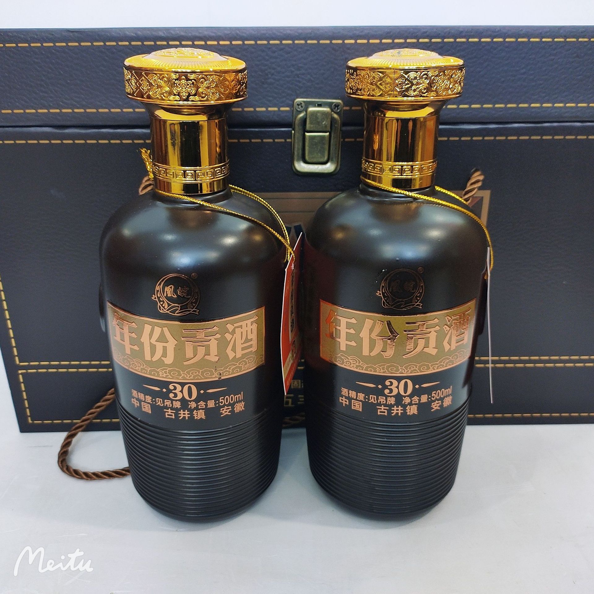 年份贡酒500毫升*6瓶52度白酒皮箱商超低价白酒浓香型白酒古井镇