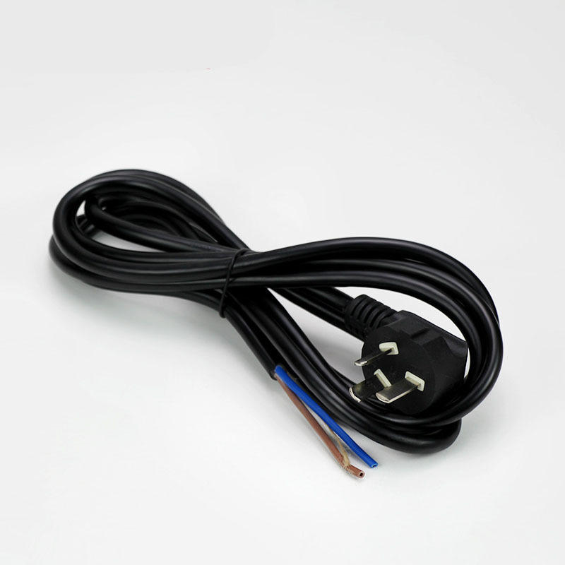 厂家直供三插2芯电源线 三插电源线 三孔插头线 电线带线插头