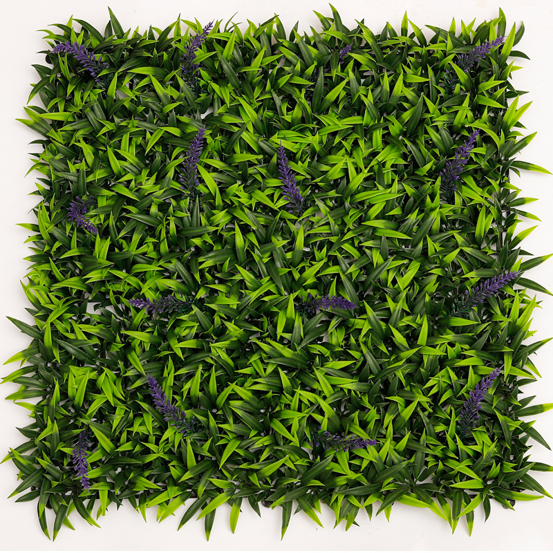 Emulational Lawn Plant Wall Artificial Background Wall Decoration Milan Eucalyptus Lawn Plastic Fake Green Plants Wall