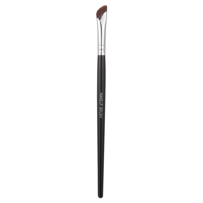 Xixi Sickle Eyeliner Eyebrow Brush Fine Oblique Head Easy to Use Fiber Hair Eye Makeup Brush Novice Wild Eyebrow Brush