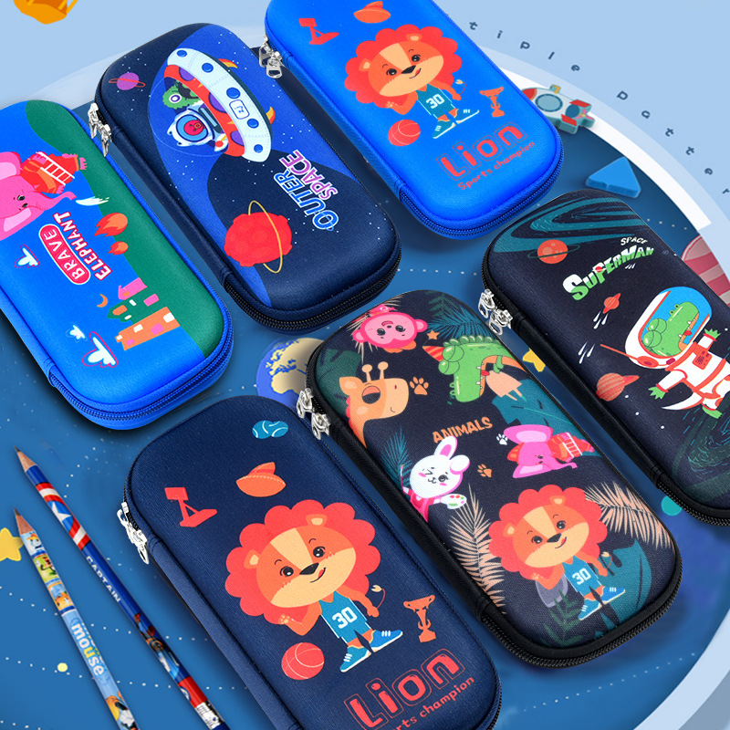 Eva Children's Pencil Case Canvas Pen Bag Stationery Box 3D Pencil Box Children's Stationery Box Pupils' Pencil Case Small Prize