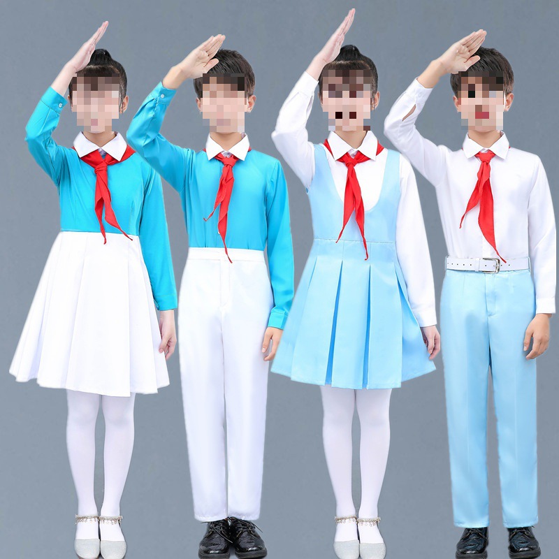 绿色伴侣新款大合唱演出服合唱团朗诵比赛服装中学生初中生合唱服