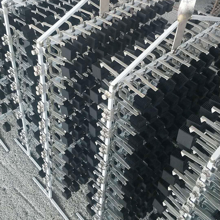 批发涂装电镀设备阳极挂具包胶钛挂具耐高温铝氧化挂具网篮网架