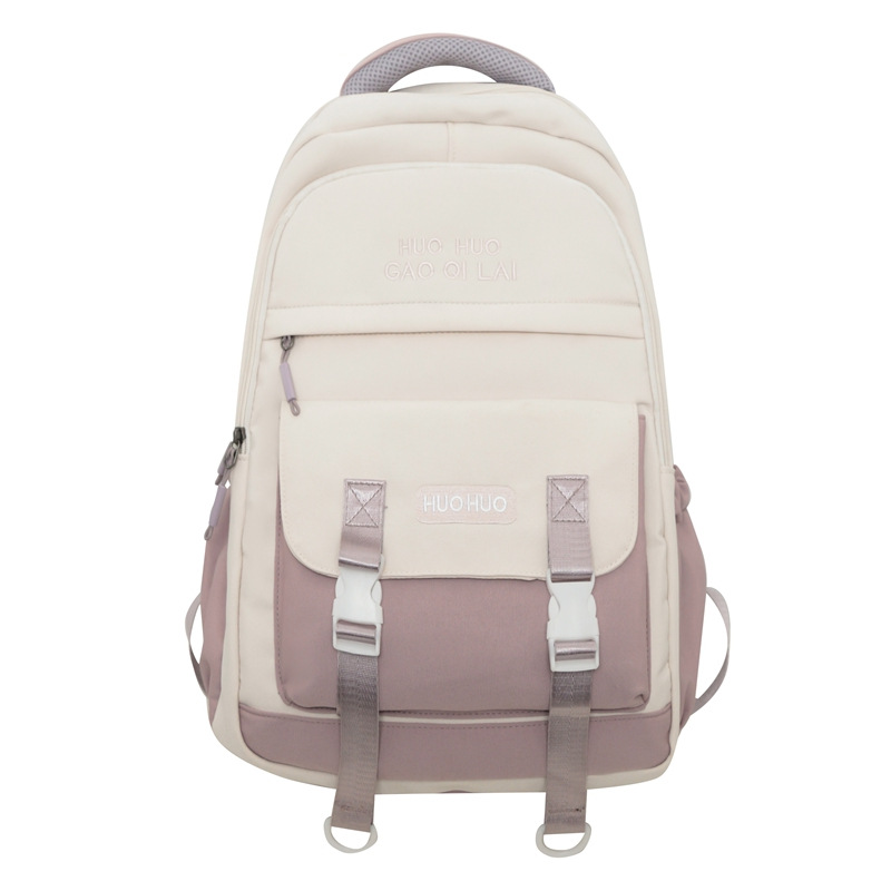 Schoolbag Female Ins Mori All-Match Niche Campus Junior High School Student Good-looking Stain-Resistant Large Capacity Backpack