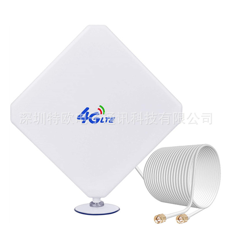 华为外置4glte天线 室内外防水天线35db高增益sma接口