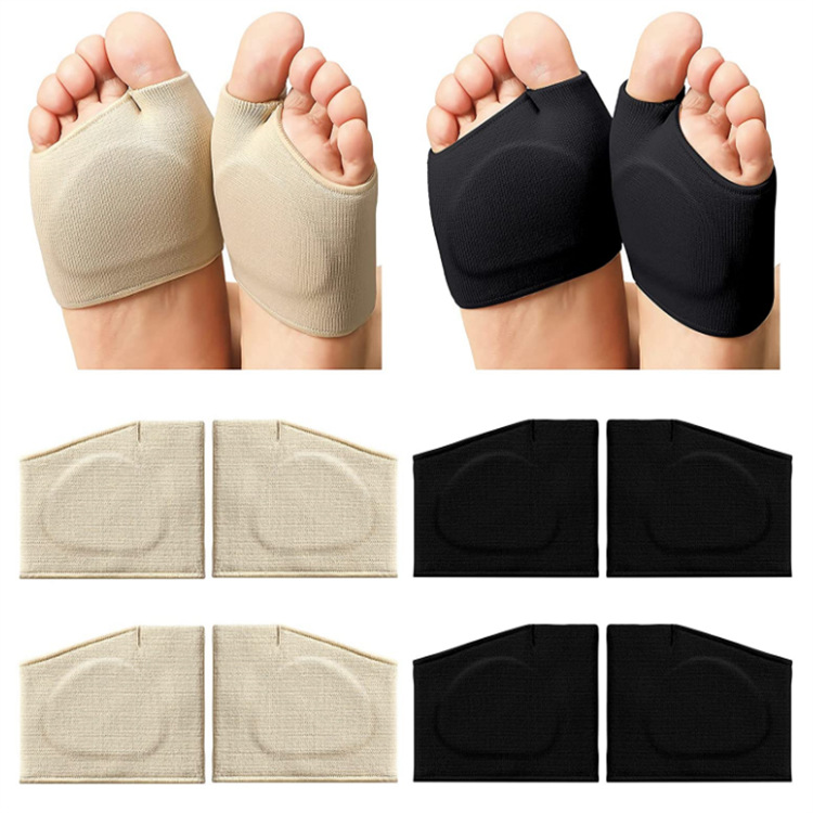 Non-Slip Men and Women Forefoot Pad Thickened and Breathable Anti-Pain Foot Cocoon Front Sole Hallux Valgus Foot Protector Source Factory