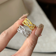 【店主自留款】克罗心永恒22k镶嵌钻戒指forever情侣款_阿里巴巴找货