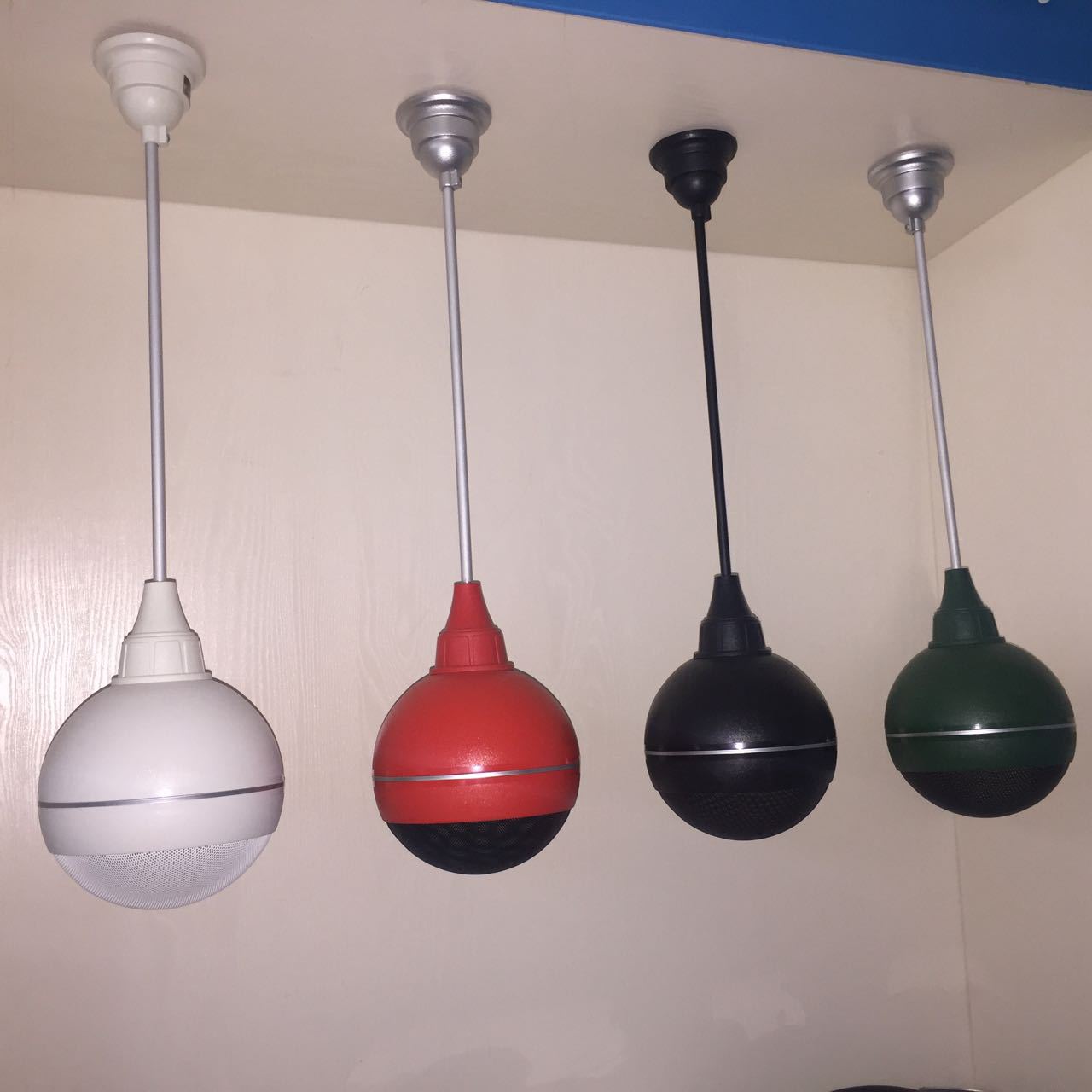 瑞翼厂家供应吊球喇叭 吊顶式音响 超市商场无天花板喇叭