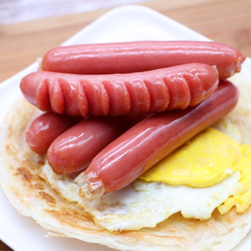 香大王原味热狗台湾风味烧烤油炸热狗肉肠商用手抓饼烤肠2.5kg/包