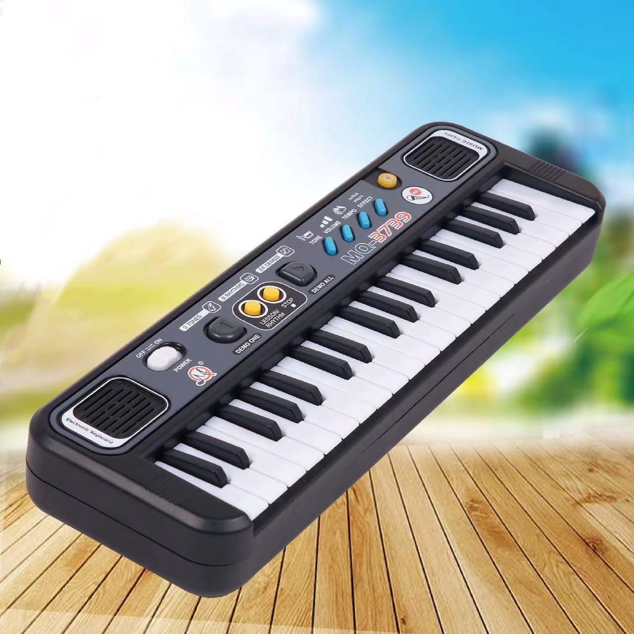 Junxia Children's Music Multifunctional Electronic Keyboard Enlightenment Educational Toy Musical Instrument with Microphone Children's Electronic Keyboard Electronic Keyboard