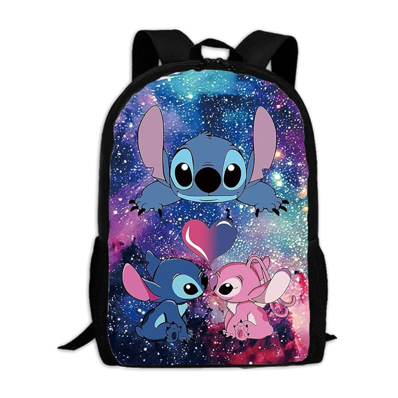 Cross-Border Schoolbag 3D Printing Stitch Primary School Student Schoolbag Stitch Backpack Cartoon Children Backpack Can Be Sent on Behalf