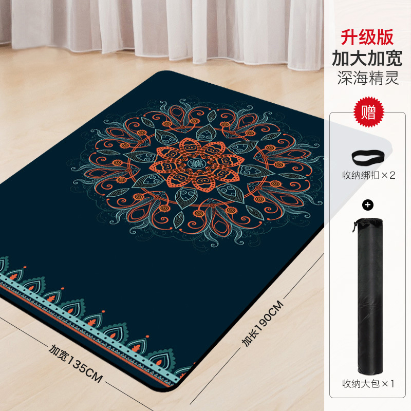 Widen and Thicken Printing Double Yoga Mat Soundproof Non-Slip Children's Crawling Mat Large Size in Stock Fitness Mats