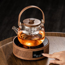 电陶炉 茶炉耐热高温煮茶器蒸茶壶玻璃提梁烧水泡茶壶煮茶壶套装
