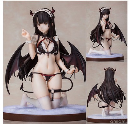 恶魔女仆手办 aiko原画二次元美少女跪姿动漫模型摆件