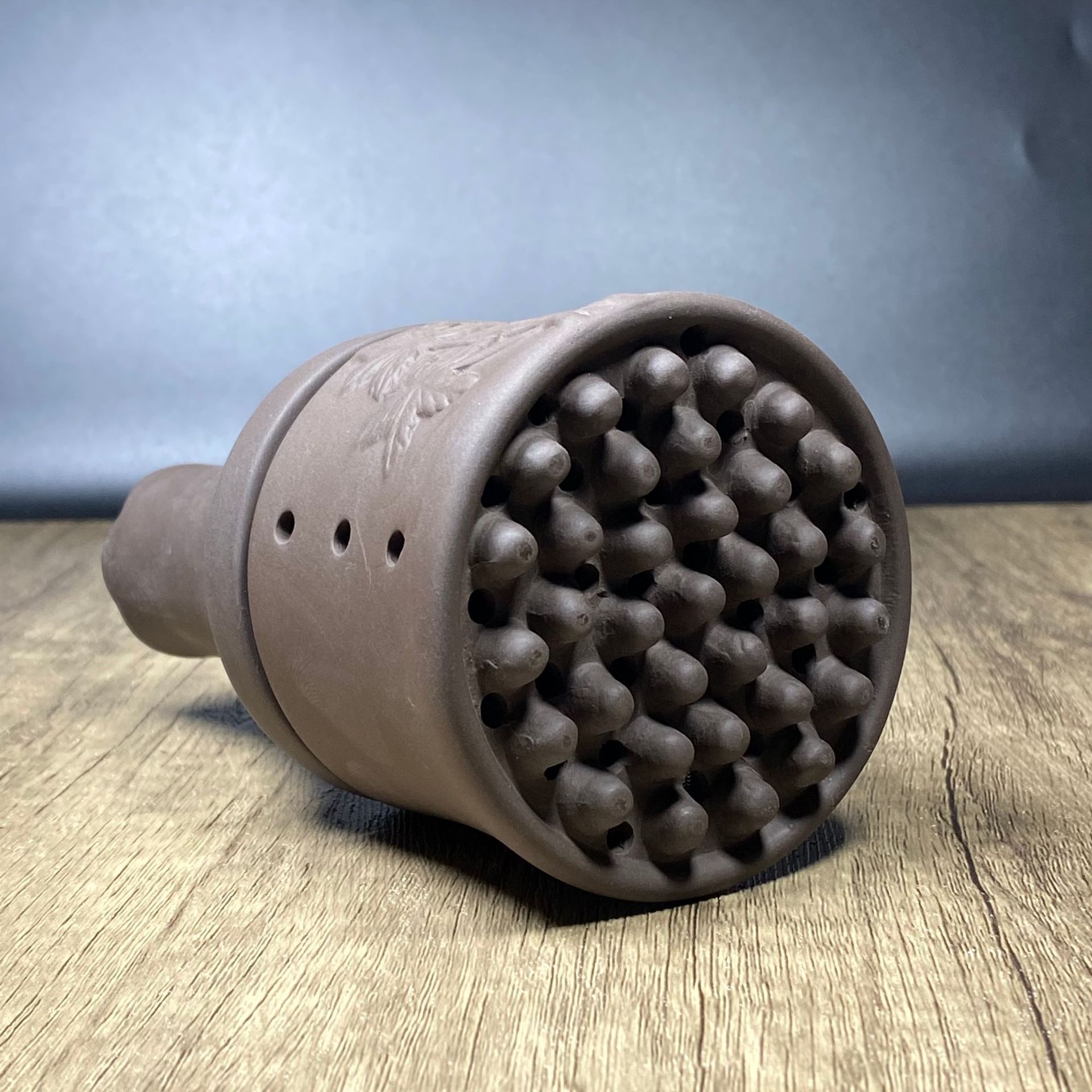 紫砂头灸仪艾灸罐头部按摩艾灸刮痧杯家用随身灸温灸便携式艾灸盒