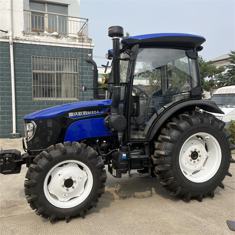 农用四轮拖拉机厂家90马力多缸四驱旋耕机轮式农用果园管理机