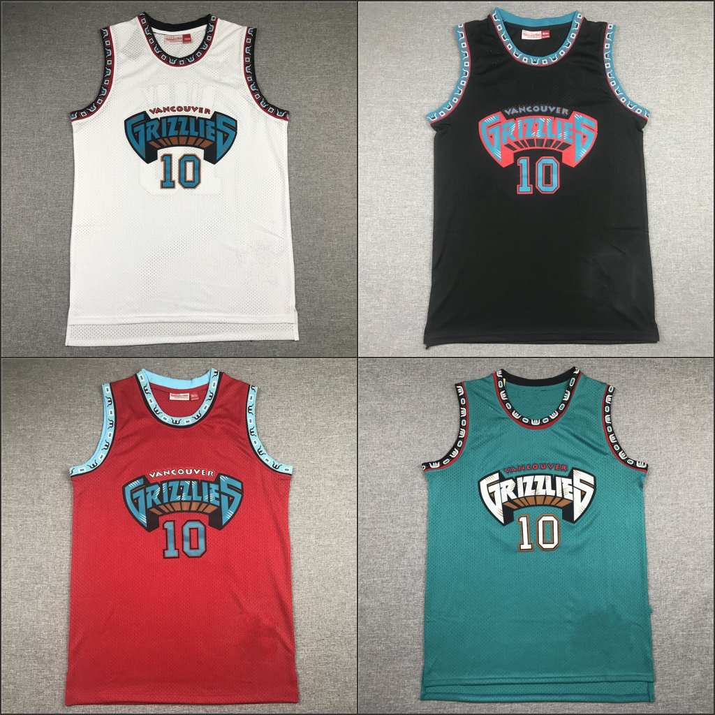 篮球服球衣灰熊队刺绣复古mn背心批发10# bibby-阿里巴巴