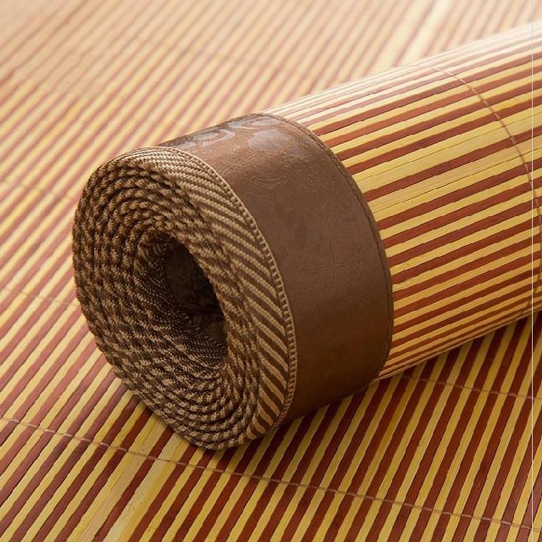 8m竹席子夏凉席1.8双人床90cm竹凉席单人凉垫夏凉席家用