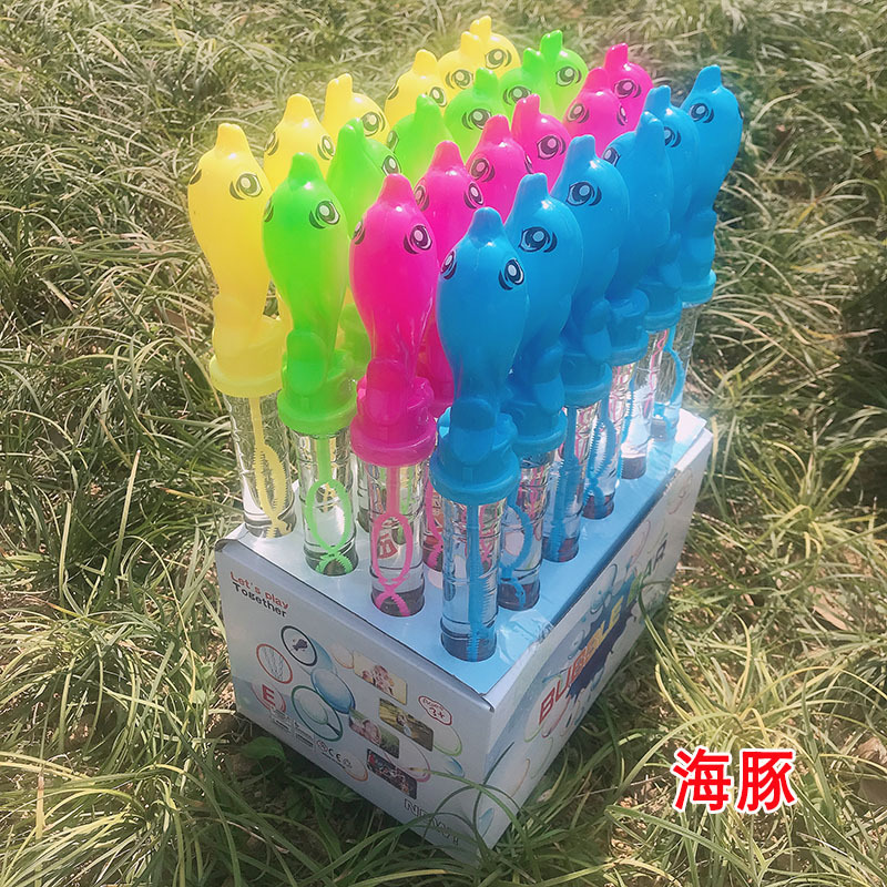 Large Cartoon Bubble Wand Park Bubble Blowing Toys Children's Outdoor Toys Summer Stall Toys Wholesale