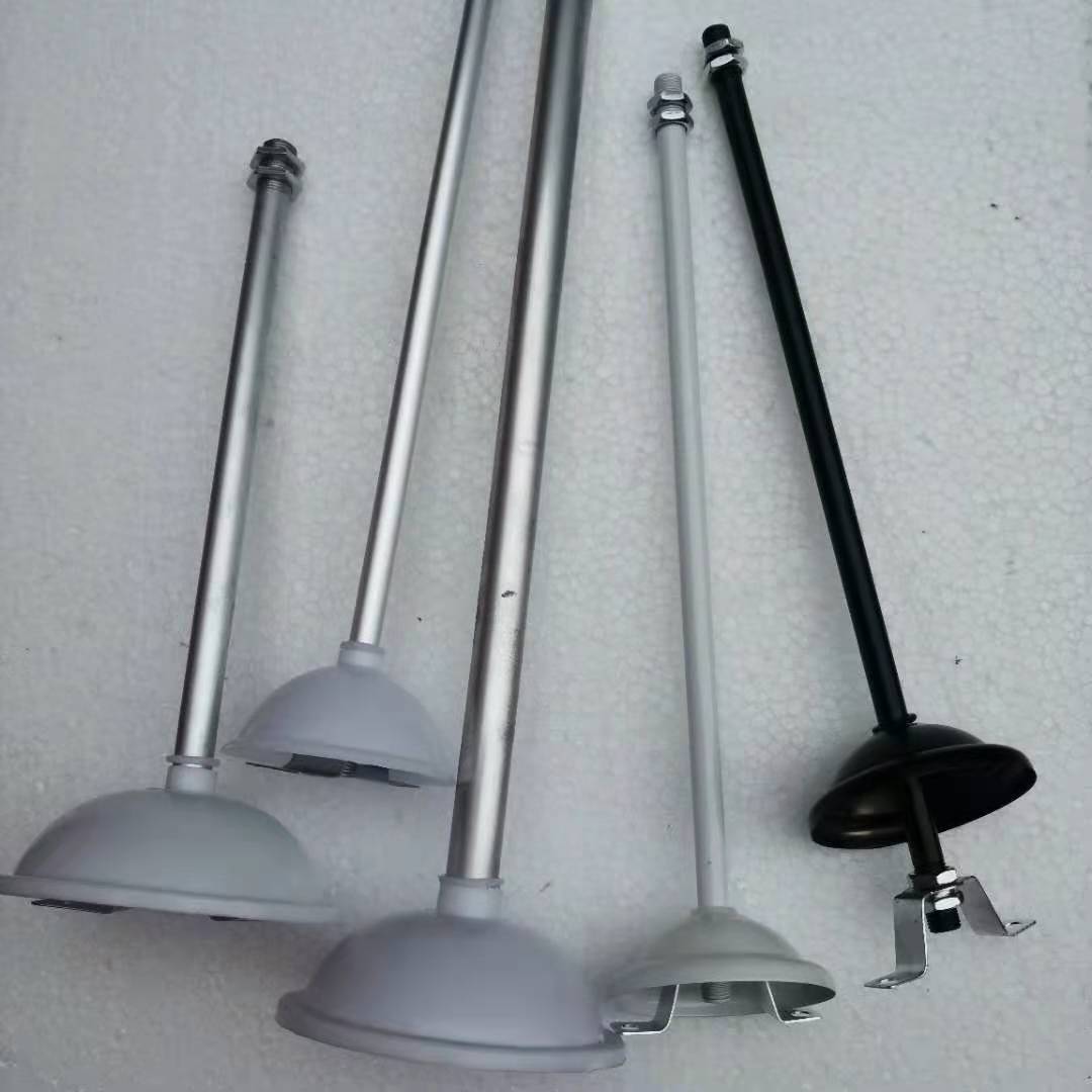 灯配件管径10/12/16铝合金吊杆t5t8日光灯教室灯黑色白色铁吊灯杆