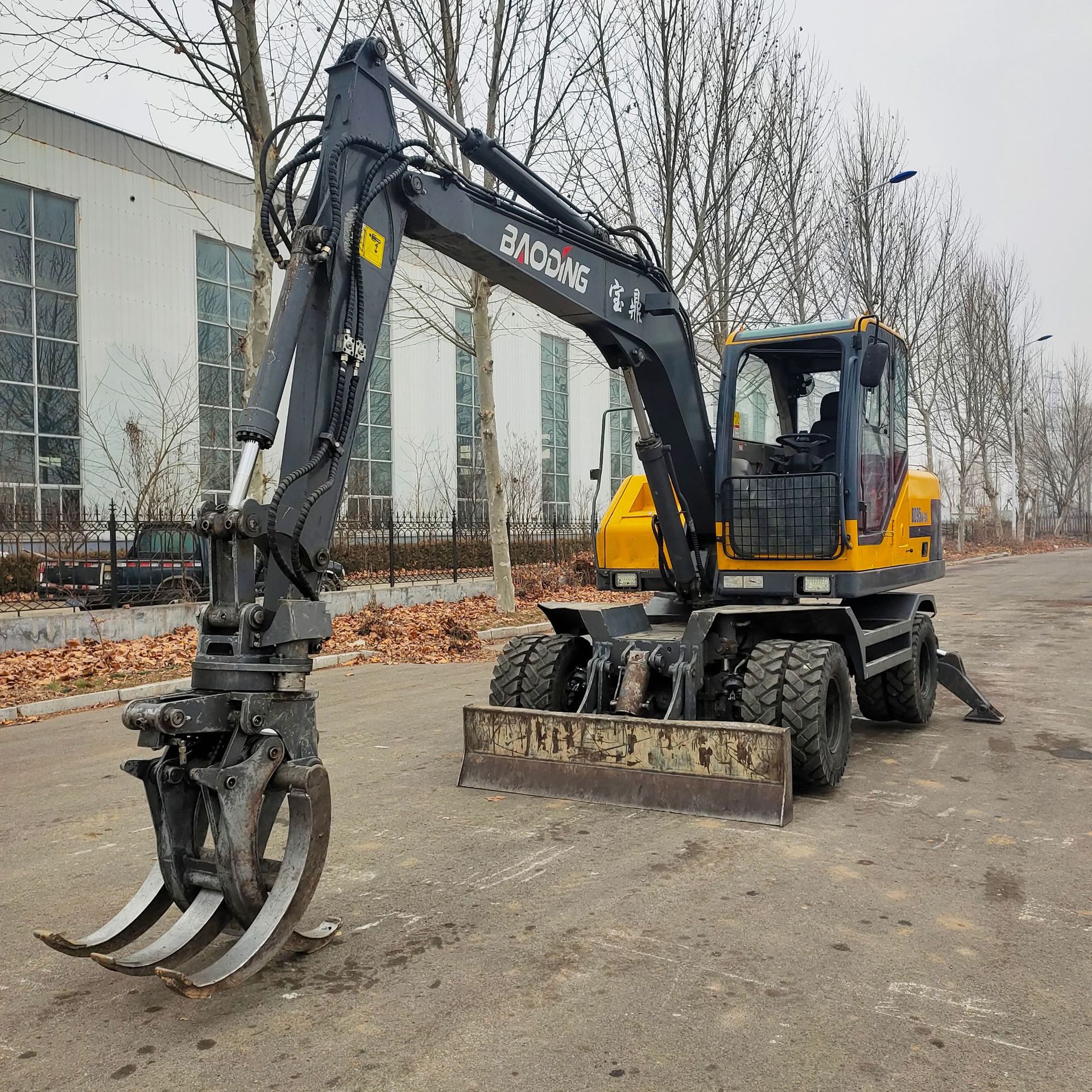 宝鼎95型号 玉柴发动机 旋转装载机 抓钢机 抓甘蔗 抓树枝 抓秸秆