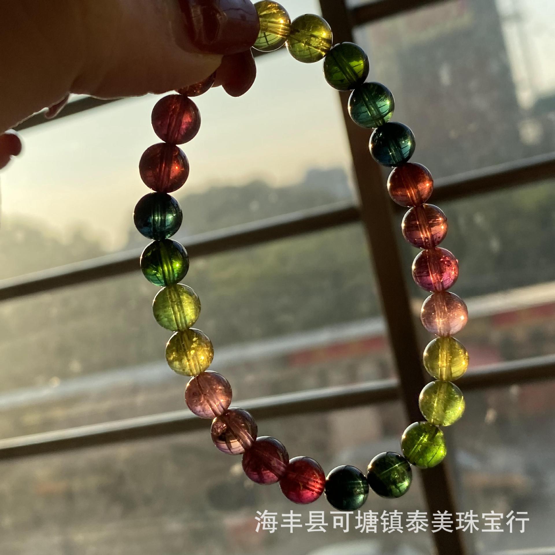 天然碧玺巴西老矿碧玺色标净体浓郁色标碧玺时尚雅典天然水晶批发