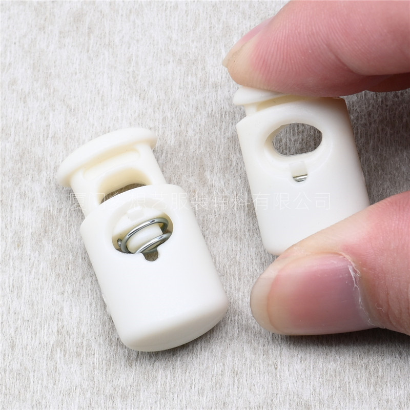 多想艺塑料弹簧扣吊钟绳扣帽子扣卡绳纽扣衣服配件扣羽绒服调节扣