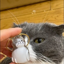 宠物毛发收集猫毛收纳可爱挂件钥匙扣包挂饰胶囊收藏纪念创意卡通