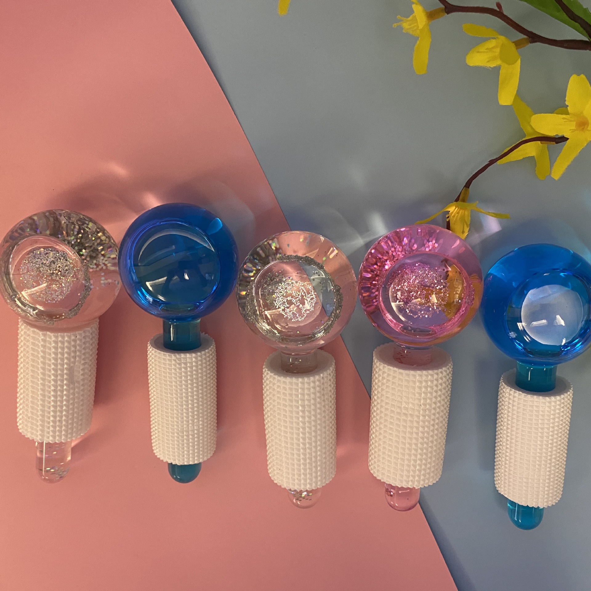 源头工厂美容冰波球冰波美容球美容能量水晶球脸部按摩护理冰波球