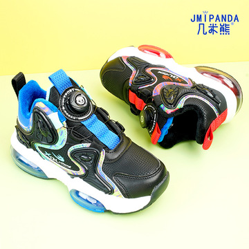 几米熊童鞋2023秋冬新款保暖关键鞋软底防滑百搭儿童棉鞋运动机能