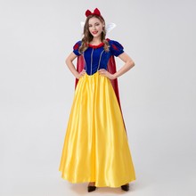 新款 cosplay白雪公主服装 白雪皇后舞台剧演出服 童话公主连衣裙