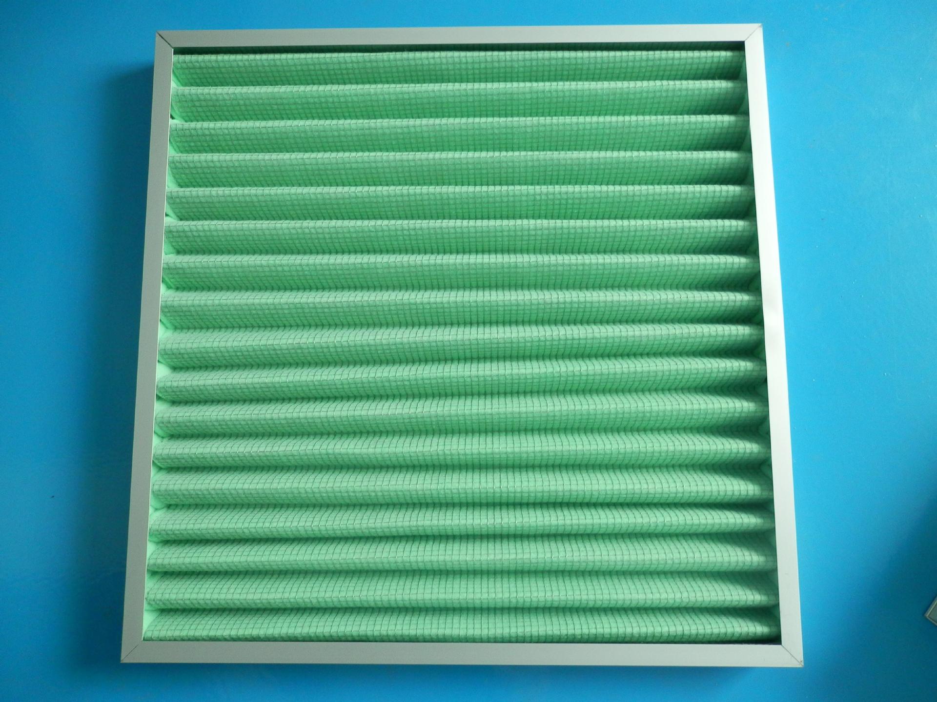 华哲销售初效过滤棉附网过滤棉畜牧养猪场空气过滤棉g4绿白粗效棉