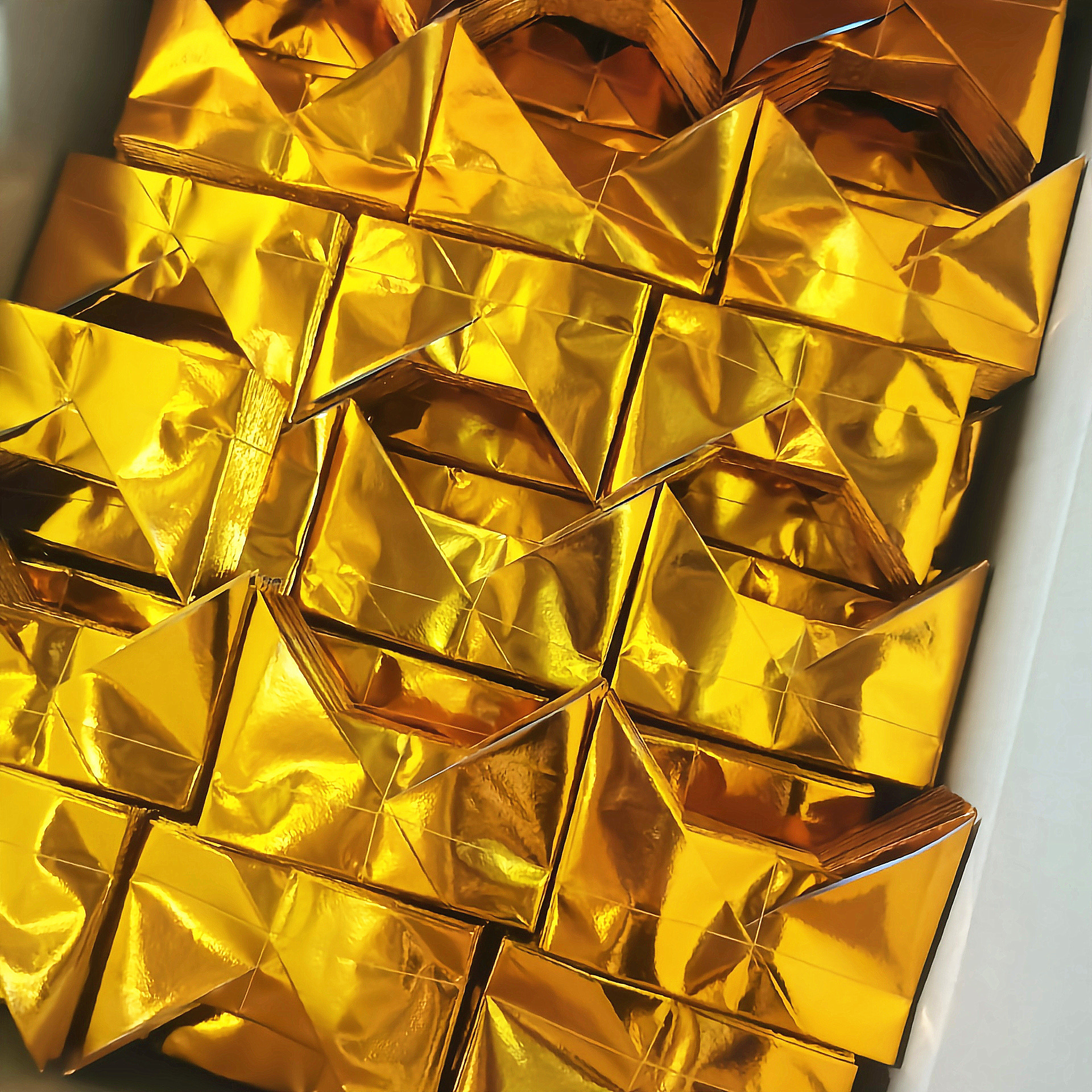 厂家1014官宝金元宝纸一箱2200个叠马蹄金清明节烧纸钱金条金砖