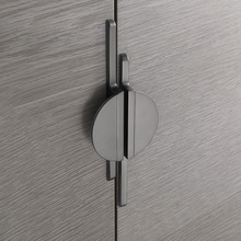 新中式半圆形对装橱柜拉手现代简约柜子抽屉衣柜门把手