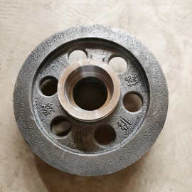 批发履带导向轮顶带轮收割机导向轮引导轮橡胶履带底盘配件