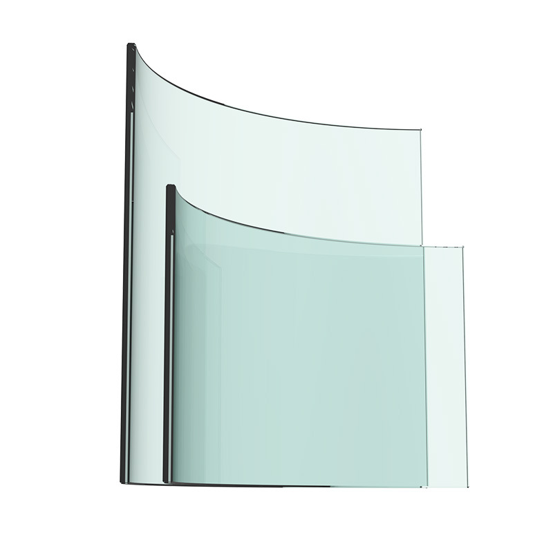 高难度小半径热弯异形玻璃弧形玻璃折弯玻璃钢化热弯钢化玻璃