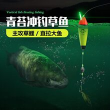 浮钓草鱼线组青苔冲钓浮漂路亚矶钓滑漂专用夜光漂套装免调漂钓组