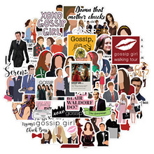 50张经典美剧绯闻女孩贴纸防水行李箱电脑吉他贴画 Gossip Girl