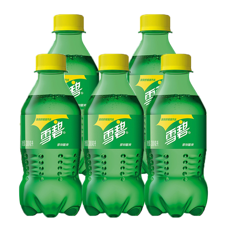 300ml*6瓶可乐芬达橙味碳酸饮料整箱雪碧夏季迷你装 图片_高清大图