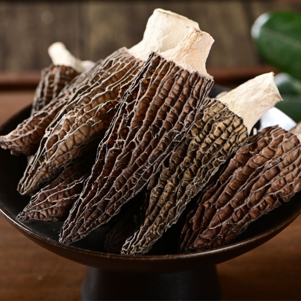 云南羊肚菌大头菌食用菌干货营养菌菇煲汤食材250g装批发