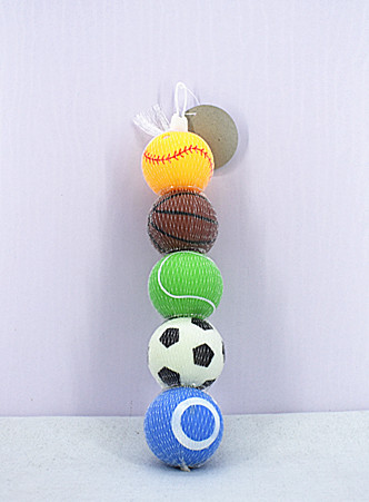 尔童乐篮球足球软胶发声球玩具婴儿捏捏叫手抓球减压