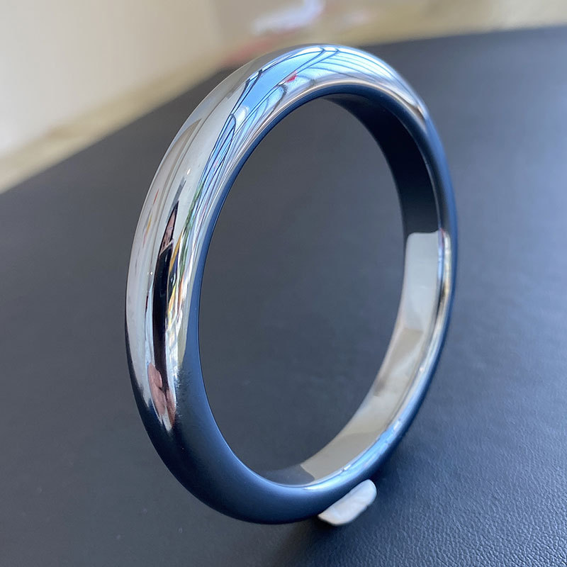 晶尧 太赫兹石手镯细条福镯 磁石钛赫兹多晶硅矿石镯子 时尚饰品