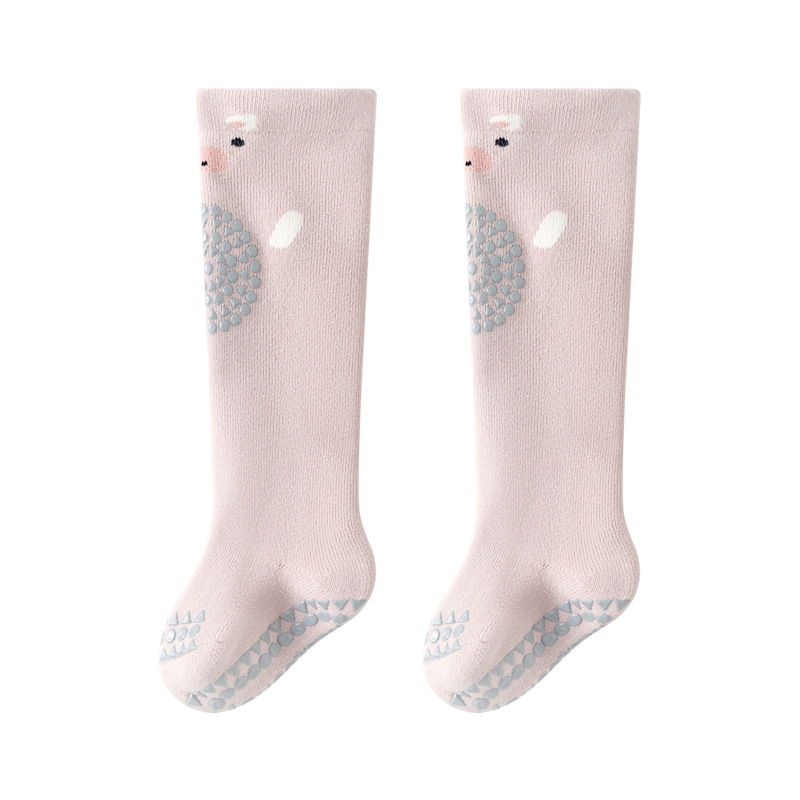 Baby Stockings Winter New Terry Thickened Non-Slip Kneelet Socks Newborn Boy Girl Knee Socks