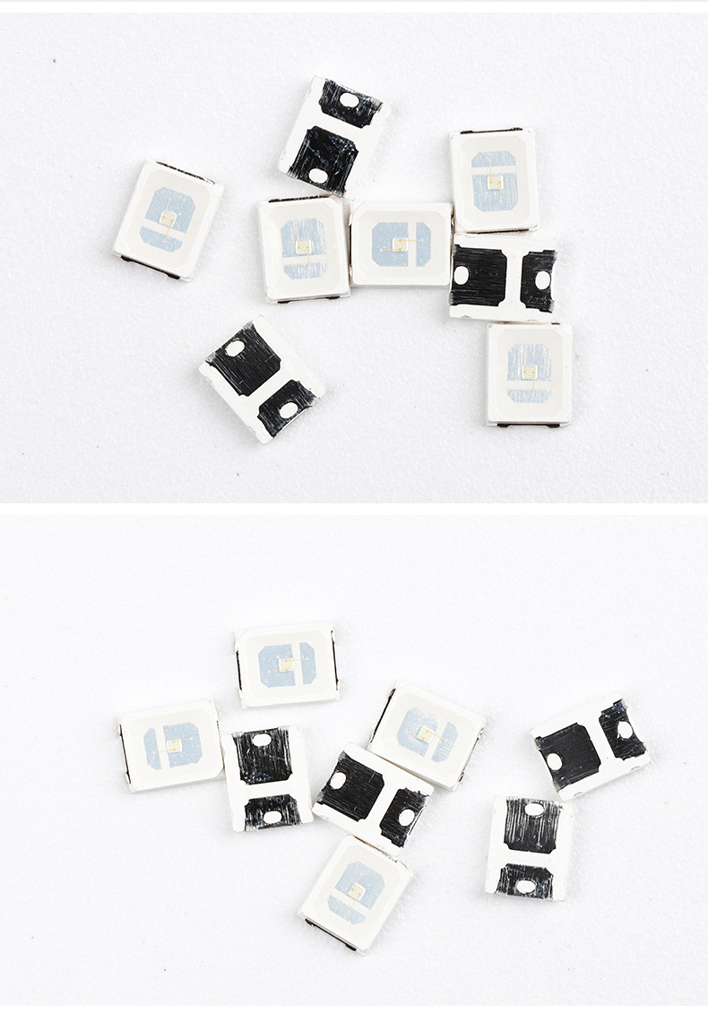 贴片式2835绿光灯珠3vled日光灯led射灯led户外路灯彩光灯珠