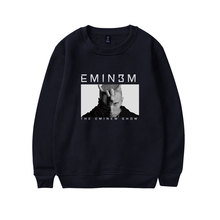 阿姆Eminem说唱歌手嘻哈风圆领卫衣春季休闲韩版宽松内外穿搭外套