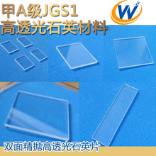 光学科研手工石英片，载玻片双面精抛光 高透光