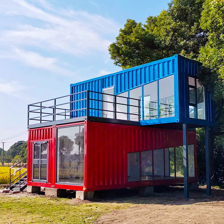 集装箱美食商业街售货亭咖啡屋移动房民宿酒店办公集装箱式活动房