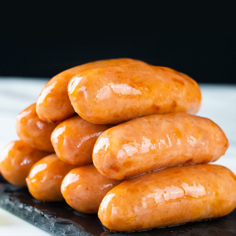 火山石烤肠纯肉地道肠原味黑胡椒脆皮烤肠热狗火腿肠早餐包邮批发